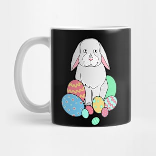 Cute White Easter Bunny Mug